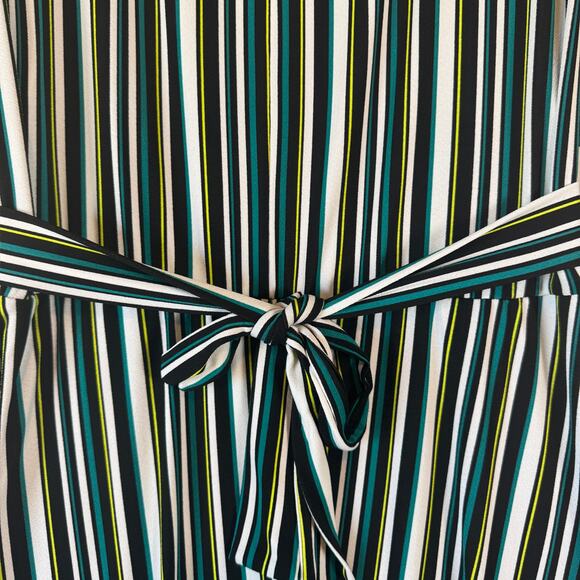 Torrid Striped Dress Sz 4X Pullover Pockets A-Line Midi Short Sleeve Casual - Picture 5 of 10